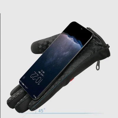 Gant Thermique - WinterCyclingGloves™ - Noir - SecuryBike