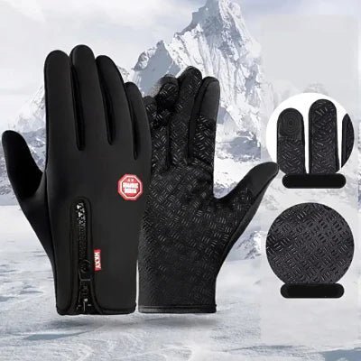 Gant Thermique - WinterCyclingGloves™ - Noir - SecuryBike