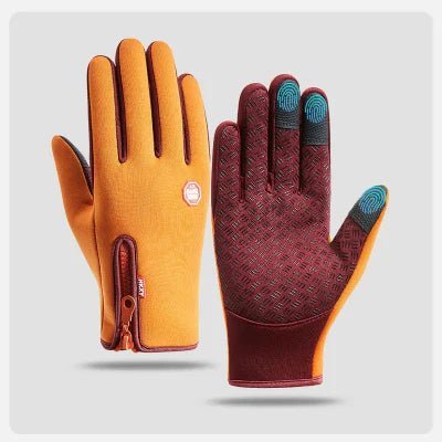 Gant Thermique - WinterCyclingGloves™ - Orange - SecuryBike