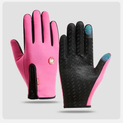 Gant Thermique - WinterCyclingGloves™ - Rose - SecuryBike