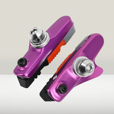 Patin de Frein pour Vélo - BikeBrakeShoes™ - Mauve - SecuryBike