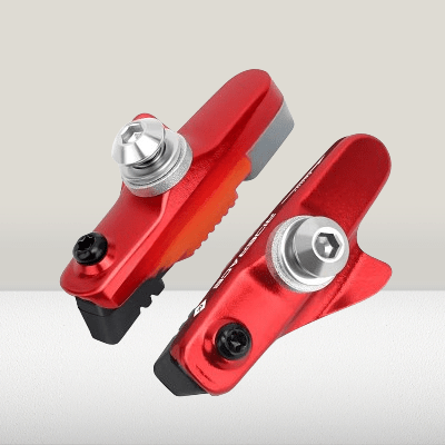 Patin de Frein pour Vélo - BikeBrakeShoes™ - Rouge - SecuryBike