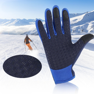 Gant Thermique - WinterCyclingGloves™ - Bleu Foncé