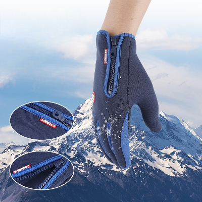 Gant Thermique - WinterCyclingGloves™ - Bleu Foncé